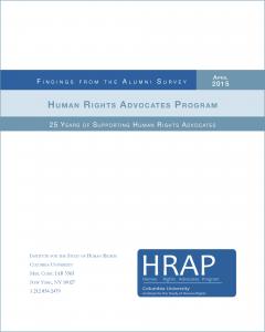 HRAP Alumni Survey 2015